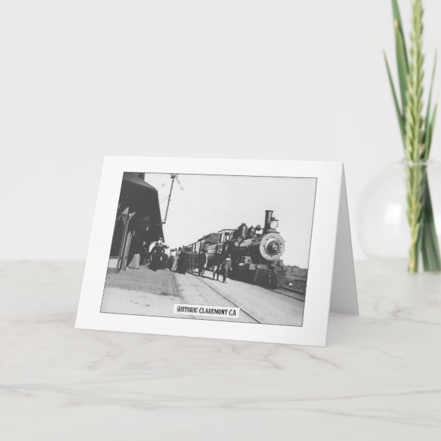 Historischer Claremont - Faltkarte Karte (Vorderseite)