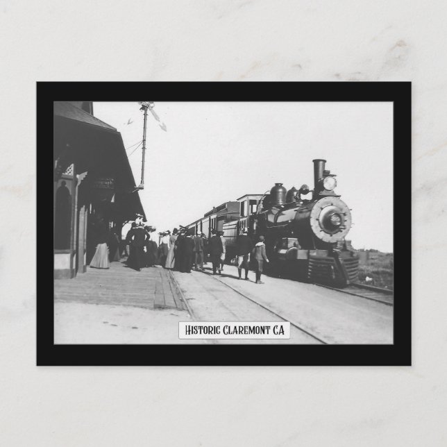 Historischer Claremont - Postkarte (Vorderseite)