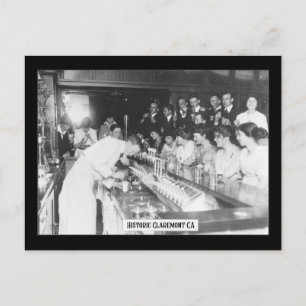 Historischer Claremont - Postkarte