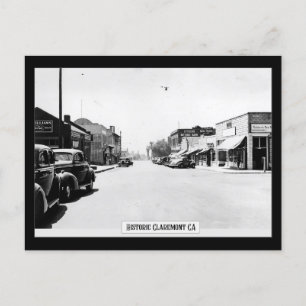 Historischer Claremont - Postkarte