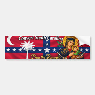Historischer Convert South Carolina Aufkleber Autoaufkleber