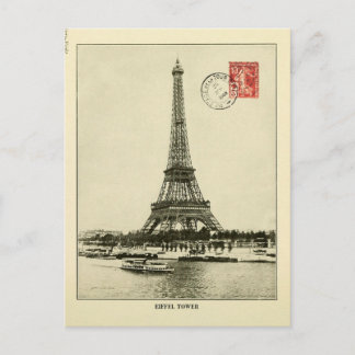 Historischer Eiffelturm in Paris Frankreich Postkarte