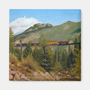 Historischer Georgetown Colorado Dampflokzug Magnet
