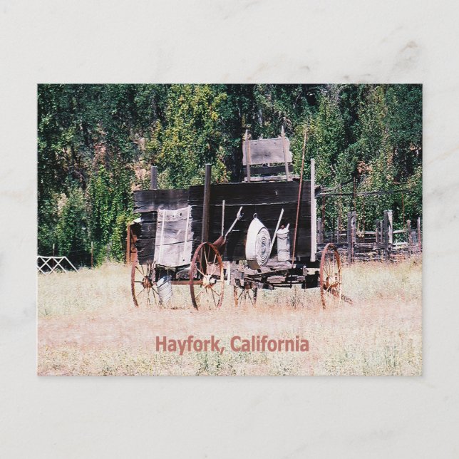 Historischer Goldrausch...... Postkarte (Vorderseite)