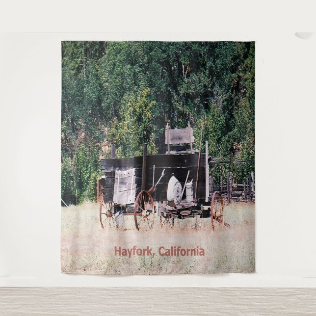 Historischer Goldrausch...... Wandteppich (Vorderseite)