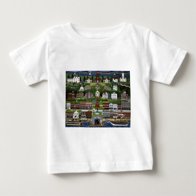 Historischer Hafen Townsend, Washington Baby T-shirt (Vorderseite)