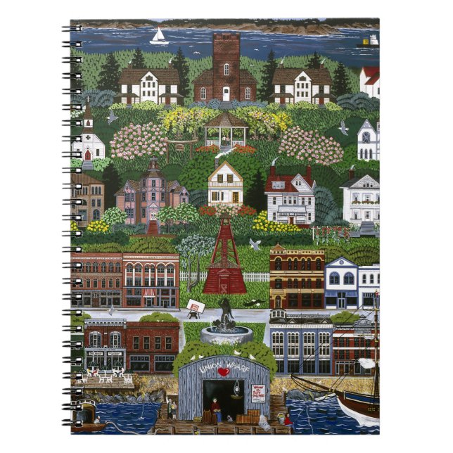 Historischer Hafen Townsend, Washington Notizblock (Vorderseite)