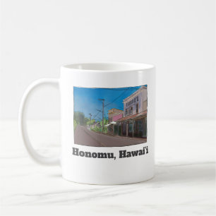 Historischer hawaiianischer Plantagenort Honomu no Kaffeetasse