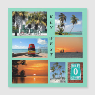 Historischer Key West, Florida-Magnetkarte Magnetkarte