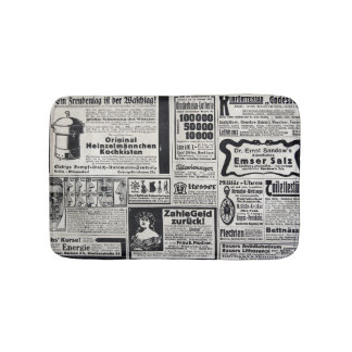 Historischer Kiew: Illustration der Zeitung 1917 Badematte