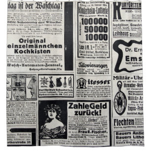 Historischer Kiew: Illustration der Zeitung 1917 Duschvorhang