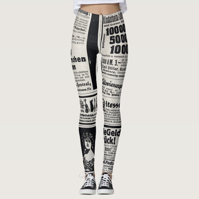 Historischer Kiew: Illustration der Zeitung 1917 Leggings (Vorderseite)