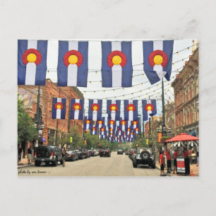 Historischer Larimer Platz, Colorado Day, Denver,  Postkarte