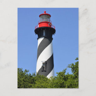 Historischer Leuchtturm St. Augustine, Florida Postkarte