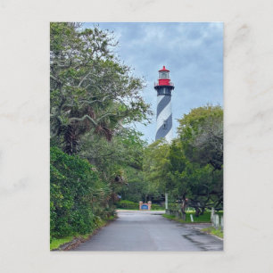 Historischer Leuchtturm St. Augustine  Postkarte