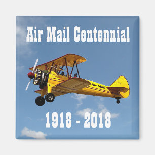 Historischer Luftpostdienst Centennial Magnet