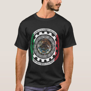 Historischer Mexikanischer Azteken-Maya-Kalender T-Shirt