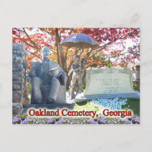 Historischer Oakland-Friedhof, Atlanta, GA Postkarte