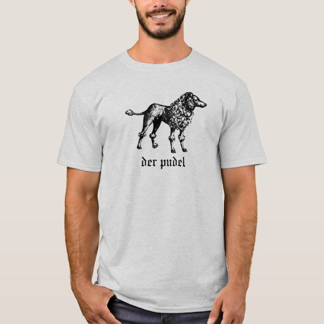 Historischer Pudel-T - Shirt (Vorderseite)