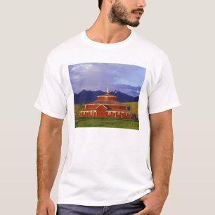 Historischer Rundscheune bei Twin Bridges Montana T-Shirt