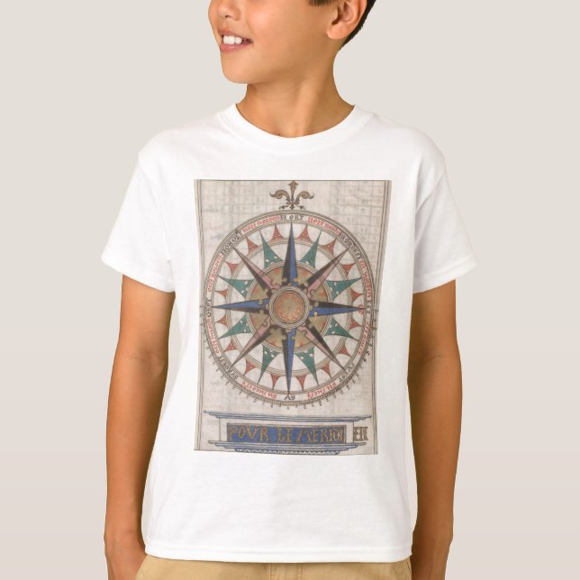 Historischer Schönheitskompass (1543) T-Shirt (Vorderseite)