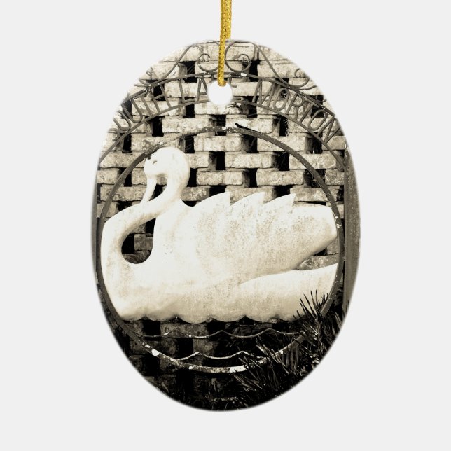 Historischer See Morton Keramikornament (Vorne)