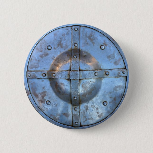 historischer Soldatkrieg der mittelalterlichen Button (Vorderseite)