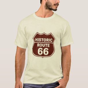 Historischer T - Shirt des Weg-66
