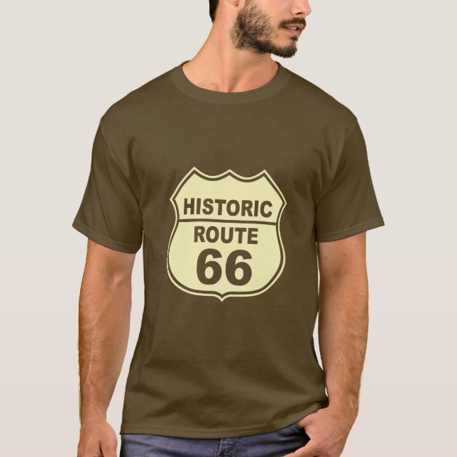 Historischer T - Shirt des Weg-66 (Vorderseite)