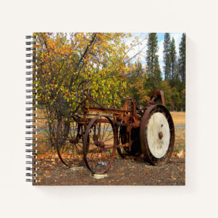 Historischer Traktor.... Notizbuch