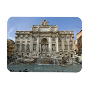 Historischer Trevi-Brunnen in Rom, Italien Magnet