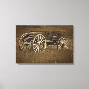 Historischer Vintage Wagen #1 Leinwand-Kunstwerk Leinwanddruck