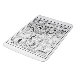 Historischer Vintager Harry Cartoon 1918 Badematte