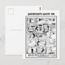 Historischer Vintager Harry Cartoon 1918 Postkarte