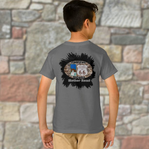 Historischer Weg 66 ~ Fahnenmast, Arizona T-Shirt