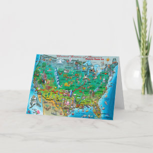 Historischer Weg 66 USA Karte