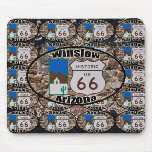 Historischer Weg 66 - Winslow, Arizona Mousepad