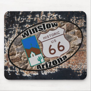 Historischer Weg 66 - Winslow, Arizona Mousepad