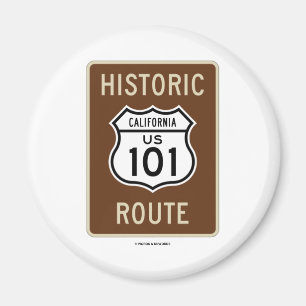Historischer Weg US 101 Kalifornien (Zeichen) Magnet