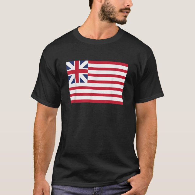 Historisches 1776 Flag der Großen Gewerkschaft (Fl T-Shirt (Vorderseite)