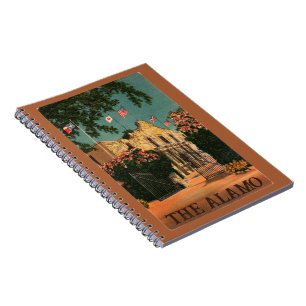 Historisches Alamo-Missionsnotizbuch Notizblock