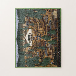 Historisches aufzeichnenlager-Puzzlespiel Puzzle
