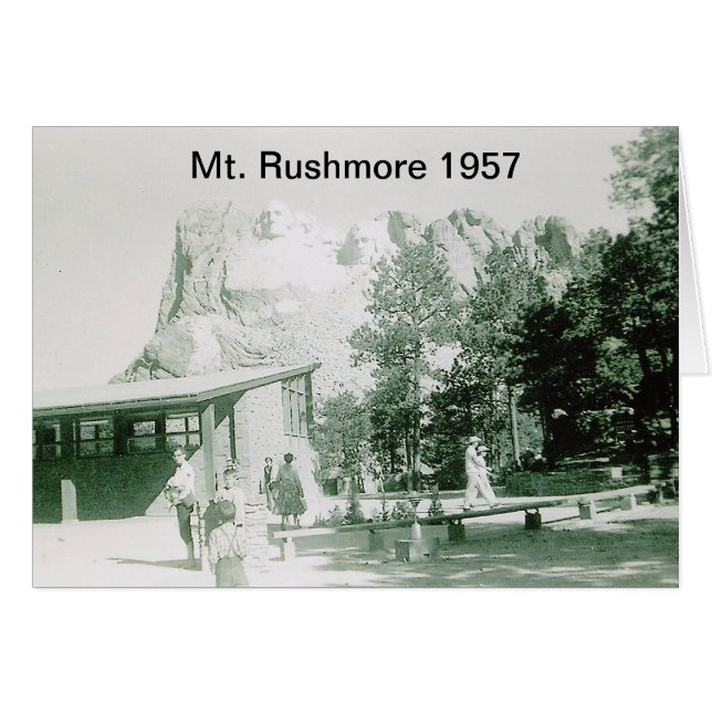 Historisches Bild von Mt. Rushmore (Vorderseite (Horizontal))