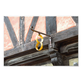 Historisches Dänisches Schmuckgeschäft Zeichen Fotodruck