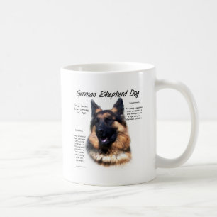 Historisches Design des deutschen Schäferhundes (L Tasse