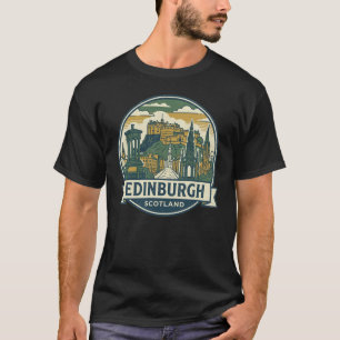 Historisches Edinburgh, Schottland: Ikonische Skyl T-Shirt
