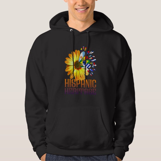 Historisches Erbe Monat Nationales Latino Hübsch F Hoodie (Vorderseite)