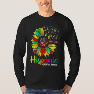 Historisches Erbe Monat Nationales Latino Hübsch F T-Shirt
