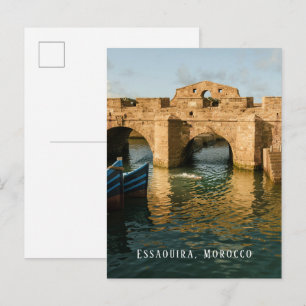 Historisches Essaouira Marokko authentisches Reise Postkarte