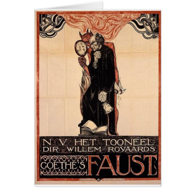 Historisches Faust-Plakat (Vorne)